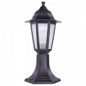 Наземный низкий светильник Arte Lamp Zagreb A1216FN-1BK