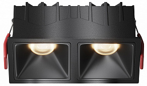 Встраиваемый светильник Maytoni Alfa LED DL043-02-10W3K-SQ-B-1