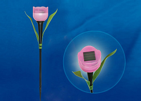 Наземный низкий светильник Uniel Tulip USL-C-451/PT305 PINK TULIP