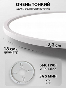 Накладной светильник Natali Kovaltseva PLAIN LED LAMPS 81113/1C