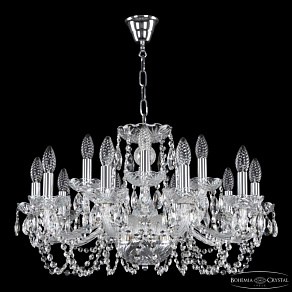 Подвесная люстра Bohemia Ivele Crystal 119 119/10+5/240 Ni