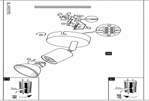 Спот Eglo ПРОМО Buzz-LED 92595
