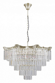 Подвесная люстра ILLUMICO LYRA IL3575-8+4PSQ-24 GD LYRA