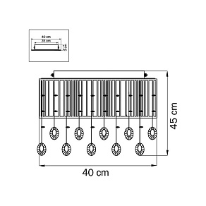 Накладной светильник Lightstar Cappe 745094
