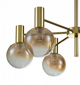 Люстра на штанге Indigo Collana 13015/6R Gold