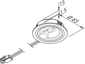Встраиваемый светильник Deko-Light KB 12 686874