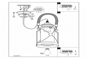 Подвесной светильник Eglo ПРОМО Bradford 49213