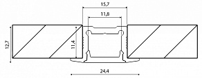 Профиль встраиваемый DesignLed LE 00-00001971