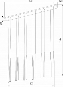 Подвесной светильник TK Lighting Piano 10119 Piano