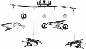 Подвесная люстра Globo Bird 56670-4B