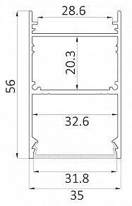 Накладной светильник 6063 LINE 3556 0412638