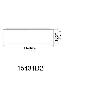 Накладной светильник Globo Bemmo 15431D2
