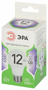Лампа светодиодная Эра Green Line E27 12Вт 6500K LED A60-12W-865-E27 GL