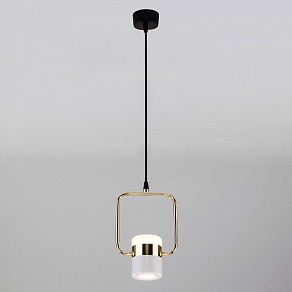 Подвесной светильник Eurosvet Oskar 50165/1 LED золото/белый