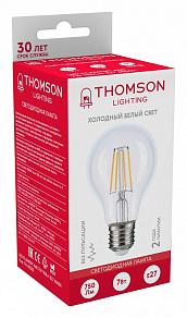 Лампа светодиодная Thomson Filament A60 E27 7Вт 6500K TH-B2330