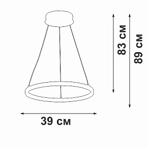 Подвесной светильник Vitaluce V2515DT V2515DT-9/1S