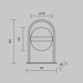Настольная лампа декоративная Maytoni Misterio MOD379TL-L4B3K