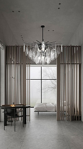 Люстра на штанге Milosh Tendence 0890 0894CL-8BK