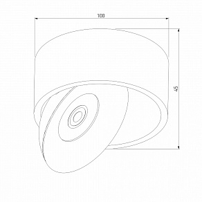 Накладной светильник Elektrostandard Glide Glide 8W белый (25100/LED)