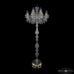 Торшер Bohemia Ivele Crystal 1403 1403T1/8+4/195-165 G