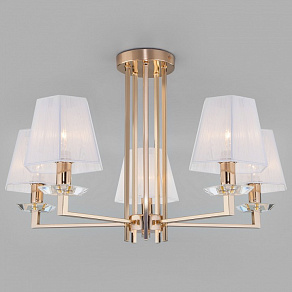 Люстра на штанге Eurosvet Alegria 60114/5 золото