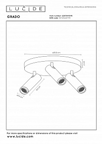 Спот Lucide Grado 22974/13/15
