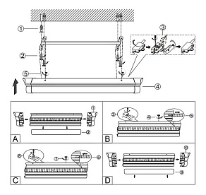 Накладной светильник Globo Vancouver 42429