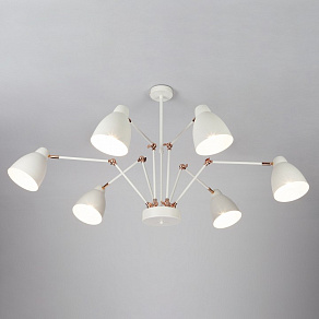 Люстра на штанге Eurosvet Loft 70084/6 белый