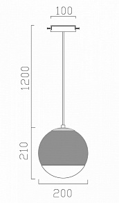 Подвесной светильник Vele Luce Terra VL2151P01