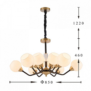Подвесная люстра Favourite Germen 2550-12P