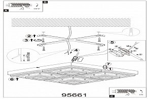 Накладной светильник Eglo ПРОМО Fradelo 95661