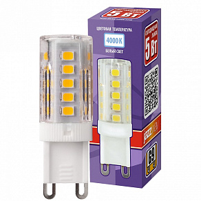 Лампа светодиодная Jazzway  G9 5Вт 4000K PLED-G9 5W 4000K