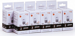 Лампа светодиодная Gauss LED Elementary E27 12Вт 3000K 53212