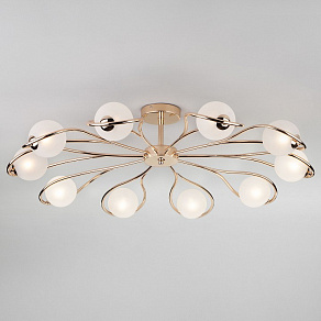 Люстра на штанге Eurosvet Camomile 70089/10 золото