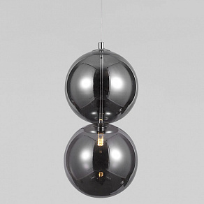 Подвесной светильник Eurosvet Selisa 50092/1 хром/дымчатый