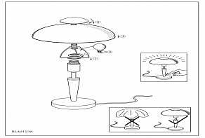 Настольная лампа декоративная Eglo Solo 91238