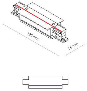 Соединитель линейный для треков Nowodvorski Ctls Power 8686