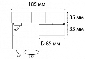 Накладной светильник Italline M03-178 M03-178 black