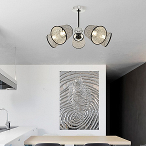 Люстра на штанге Arte Milano Napoli-320007 320007/5 CR.BK