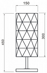 Настольная лампа декоративная Deko-Light Asterope linear 346004