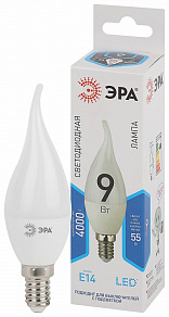 Лампа светодиодная Эра Стандарт E14 9Вт 4000K LED BXS-9W-840-E14