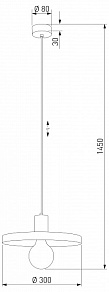 Подвесной светильник TK Lighting SILA 10749 SILA GREEN BRICK