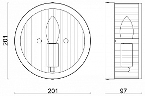 Накладной светильник Favourite Radiales 3099-1W