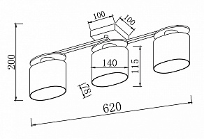 Потолочная люстра Freya Bice FR5101-CL-03-CN