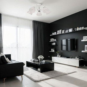 Люстра на штанге De City Нежность 676016705