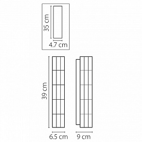 Накладной светильник Osgona Limpio 722620