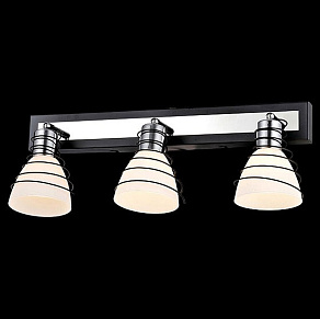 Спот Eurosvet Гермес 20038/3 хром/венге