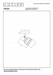 Спот Lucide Filox 00929/01/30