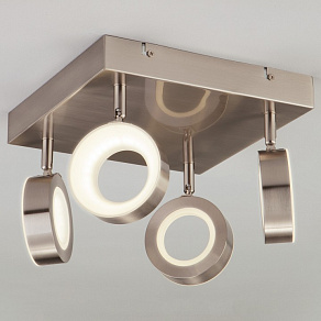 Спот Eurosvet Frisco 20065/4 сатин-никель 24W