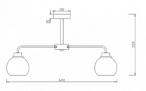 Люстра на штанге Freya Neptune FR5176PL-05BS